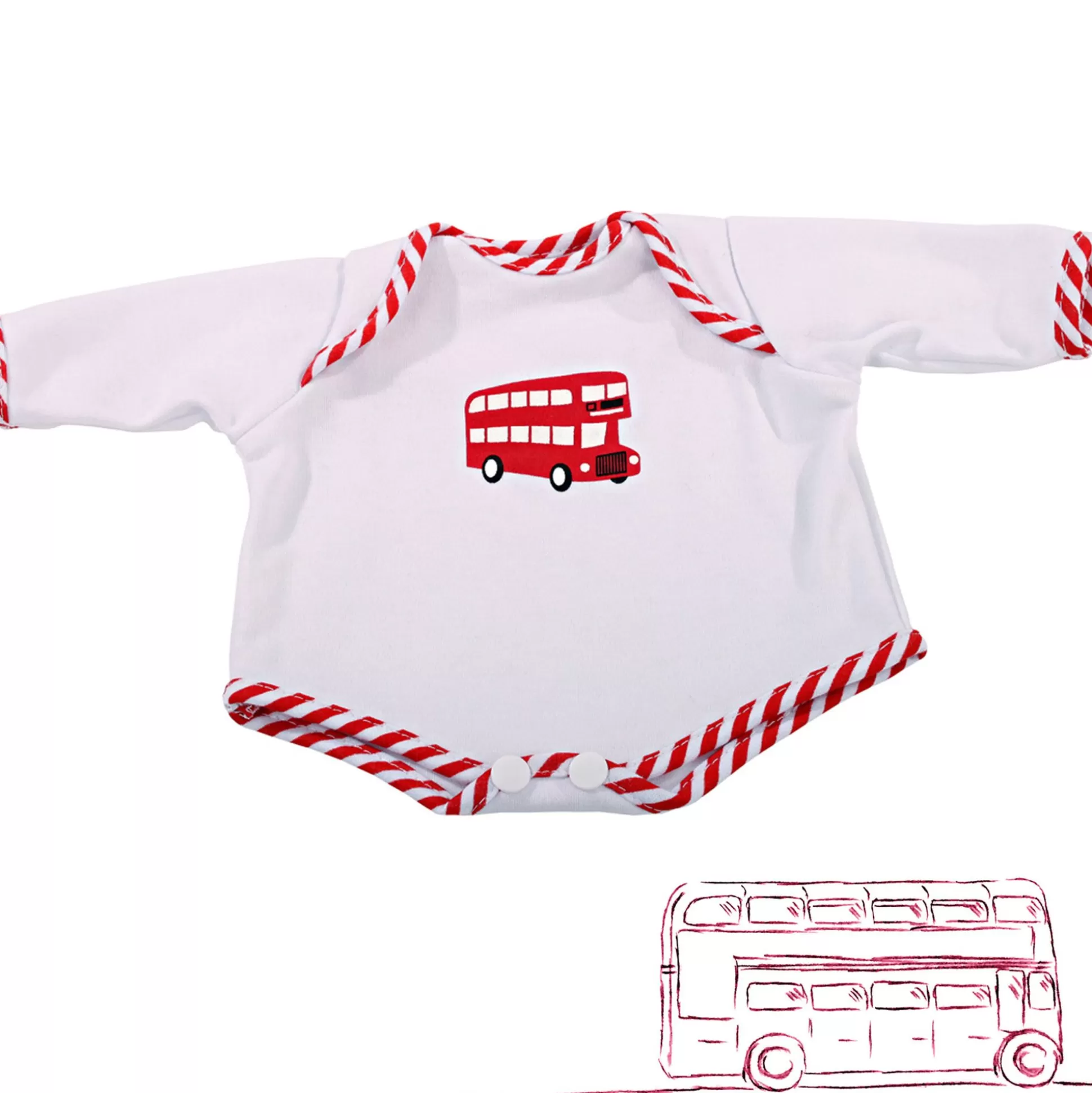 Store Götz Langarm-Body London Bus Gr. M