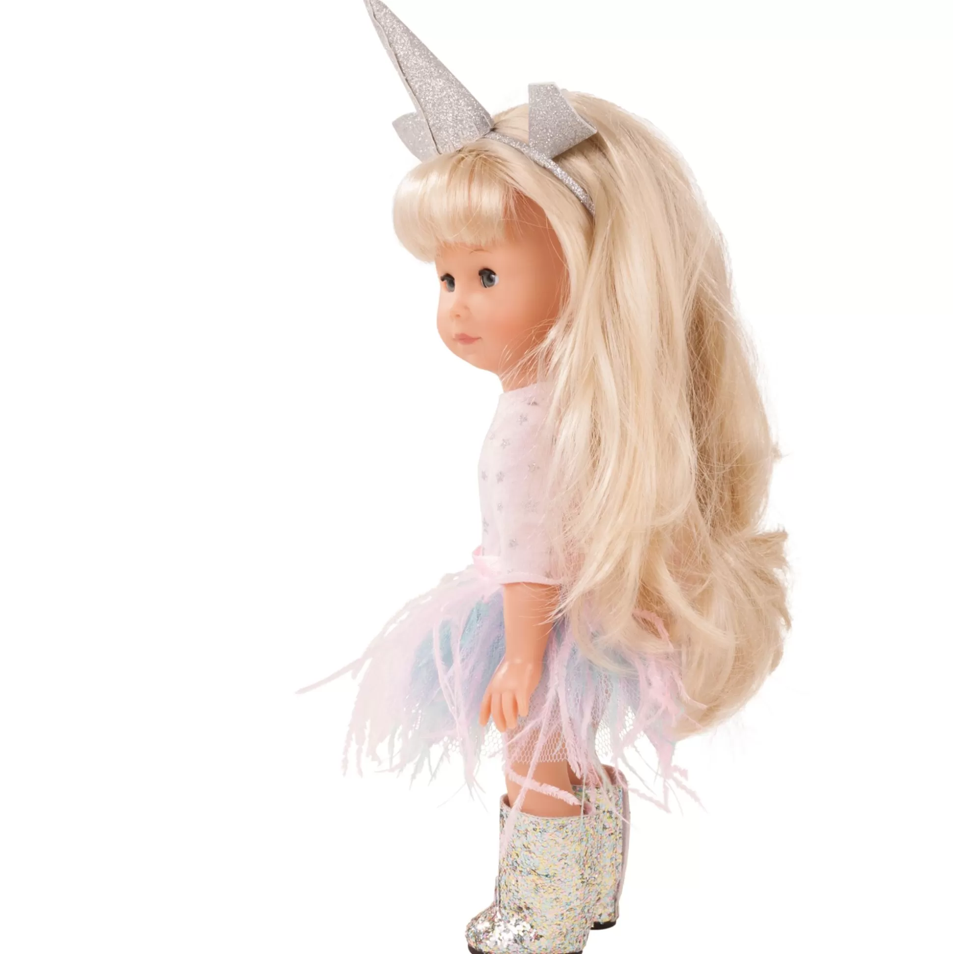 Store Götz Stehpuppe Mia Einhorn Zum Spielen Von Gotz